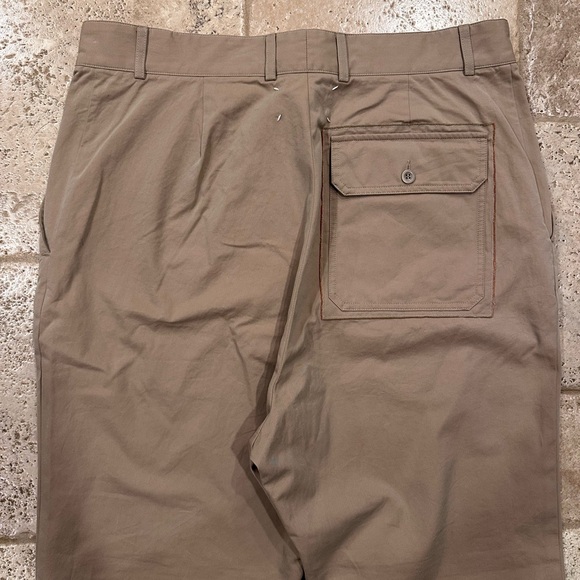 Maison Margiela Tan Chino Trouser w/ Cargo Pocket Pants - Picture 7 of 13